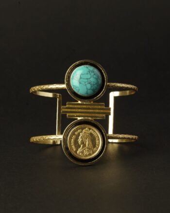 Neela Coin Dual Cuff
