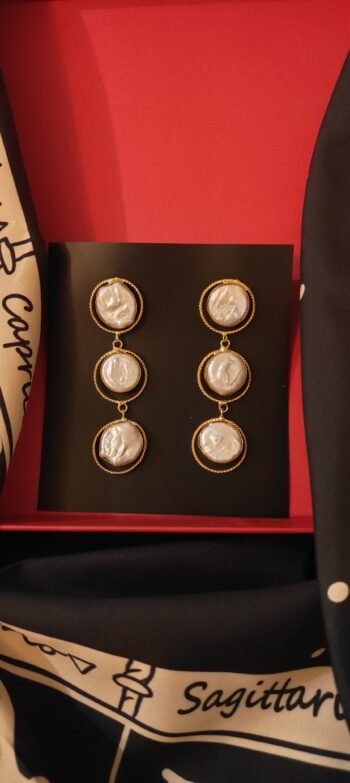 Chandra Pearl Drop Earrings