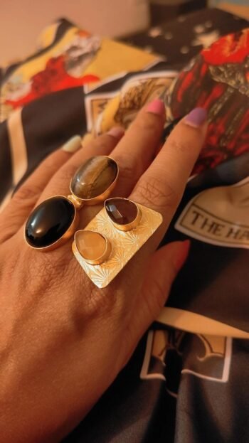 Prithvi Stone Statement Ring