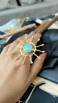 Solara Turquoise Statement Ring