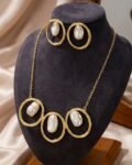 Noor Halo Pearl Necklace Set