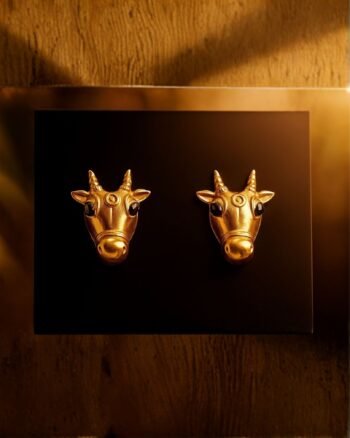 Zyra Taurus Statement Earrings