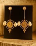 Regalia Pearl Coin Drop Earrings