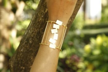 Cascade Geometry Hand Cuff